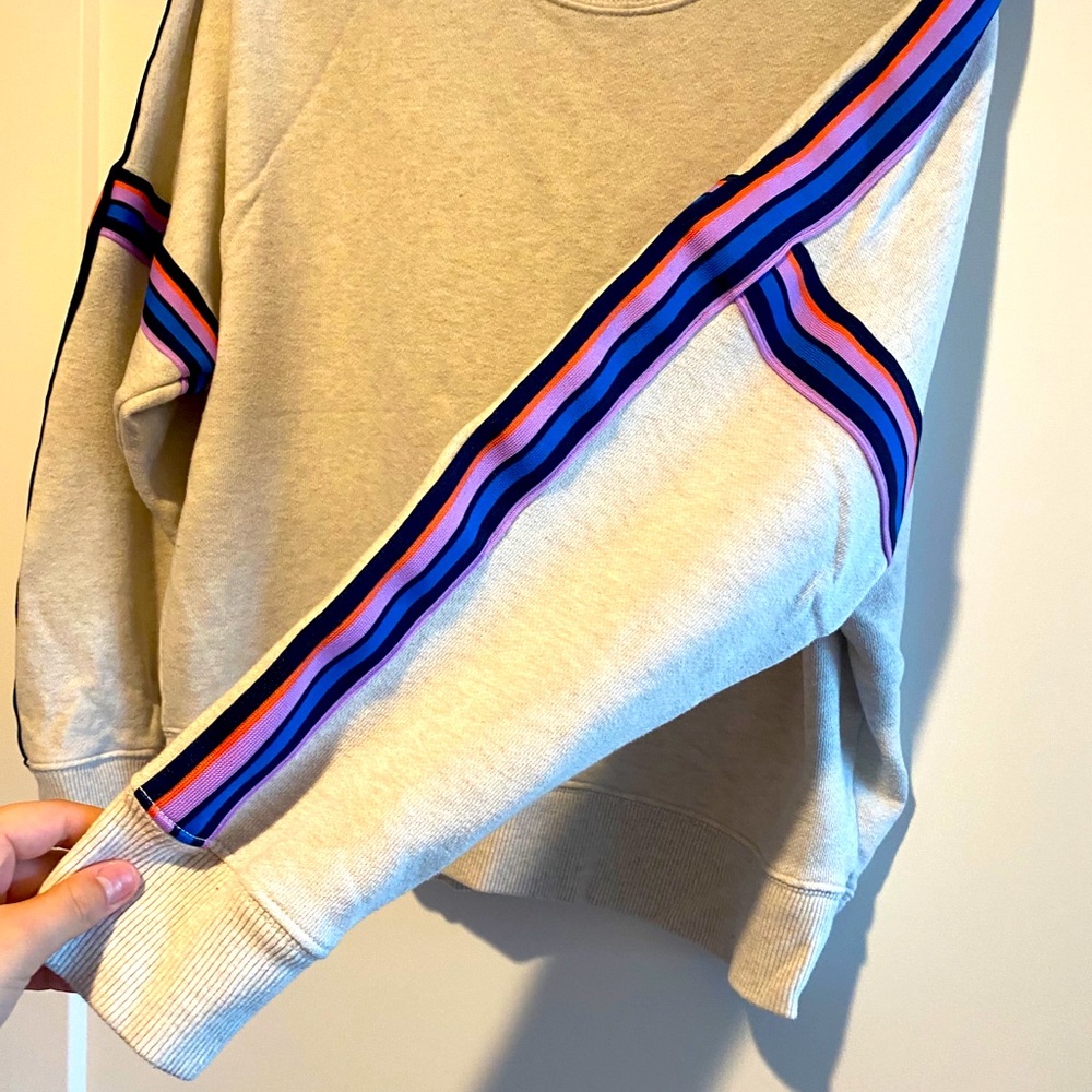 Heather cream aerie crew